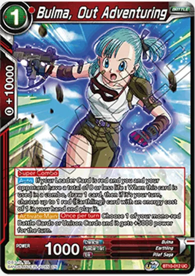 BULMA, OUT ADVENTURING