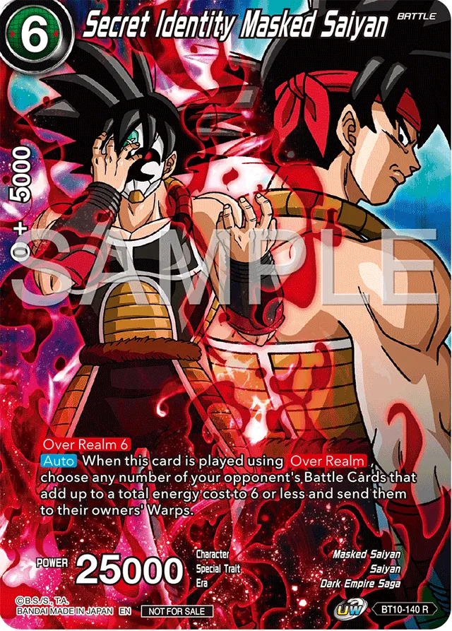 SECRET IDENTITY MASKED SAIYAN