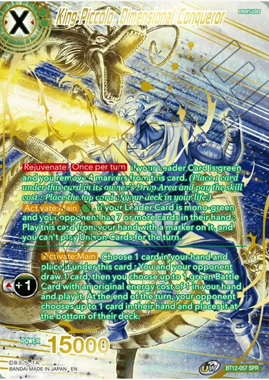 KING PICCOLO, DIMENSIONAL CONQUEROR