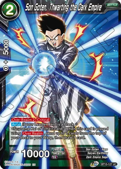 SON GOTEN, THWARTING THE DARK EMPIRE