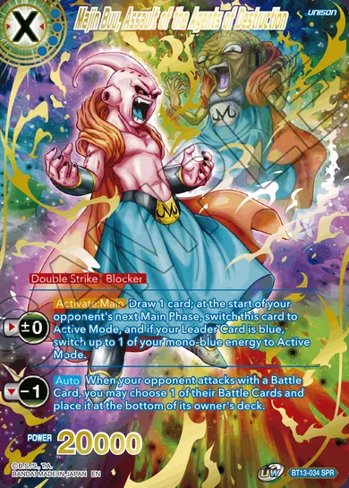 MAJIN BUU, ASSAULT OF THE AGENTS OF DESTRUCTION