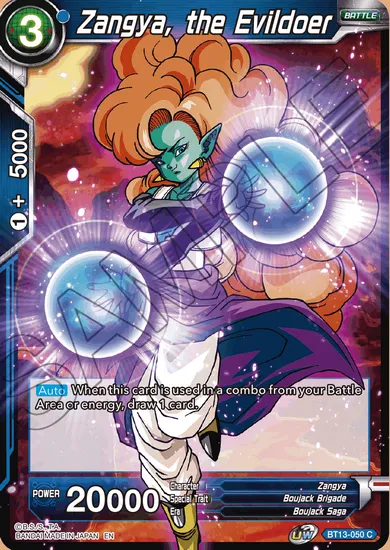 ZANGYA, THE EVILDOER