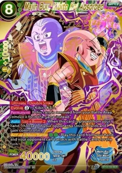 MAJIN BUU, KIBITO KAI ABSORBED