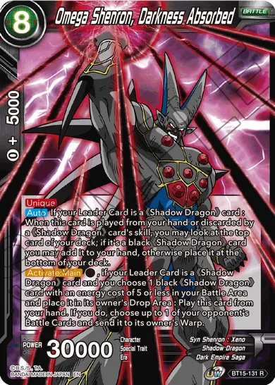OMEGA SHENRON, DARKNESS ABSORBED