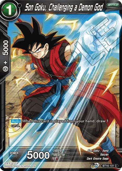 SON GOKU, CHALLENGING A DEMON GOD
