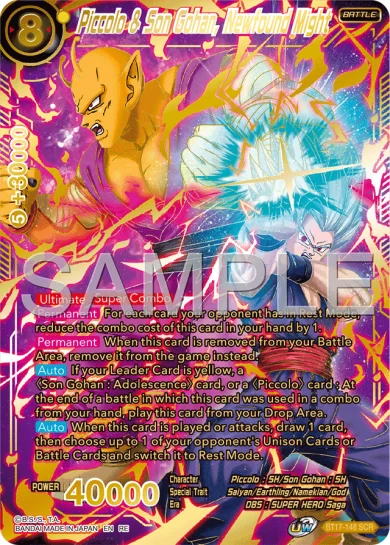 PICCOLO & SON GOHAN, NEWFOUND MIGHT