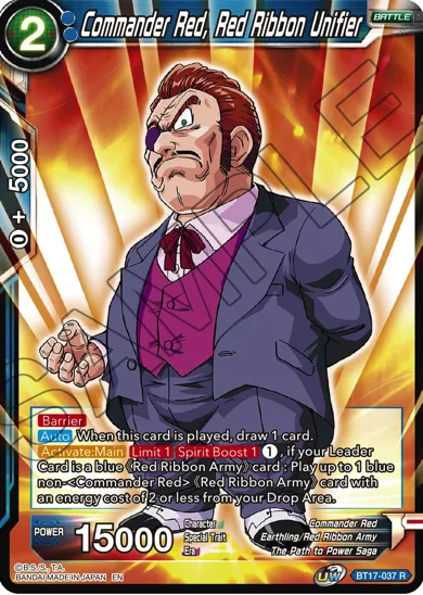 COMMANDER RED, RED RIBBON UNIFIER