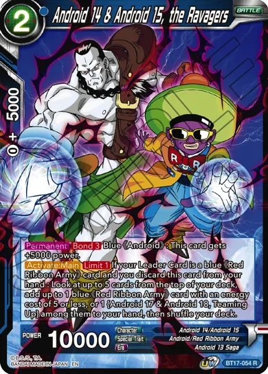 ANDROID 14 & ANDROID 15, THE RAVAGERS