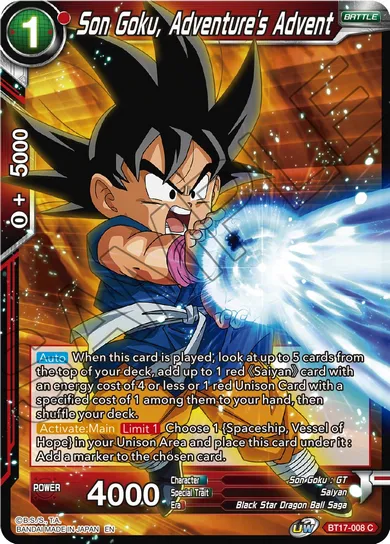 SON GOKU, ADVENTURE'S ADVENT
