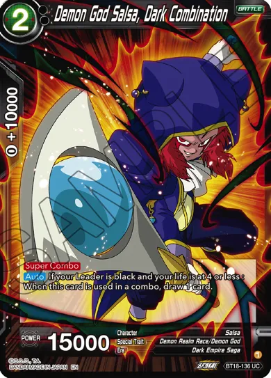 DEMON GOD SALSA, DARK COMBINATION