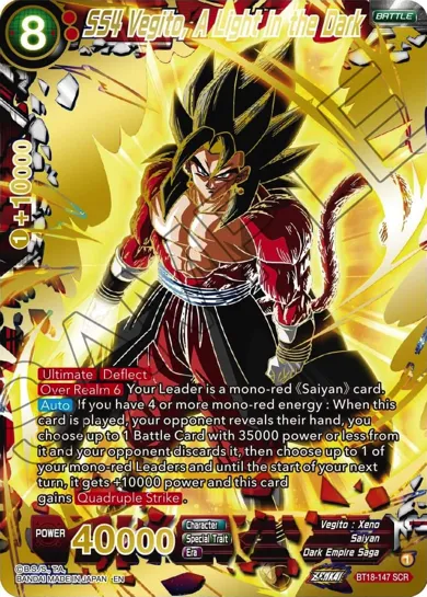 SS4 VEGITO, A LIGHT IN THE DARK