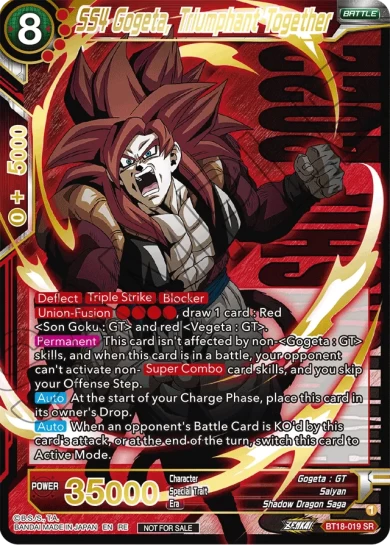 SS4 GOGETA, TRIUMPHANT TOGETHER