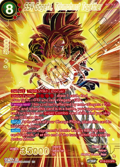 SS4 GOGETA, TRIUMPHANT TOGETHER