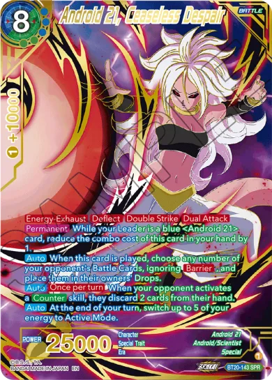 ANDROID 21, CEASELESS DESPAIR