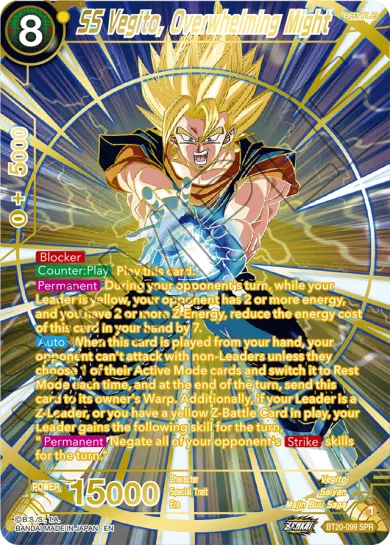 SS VEGITO, OVERWHELMING MIGHT