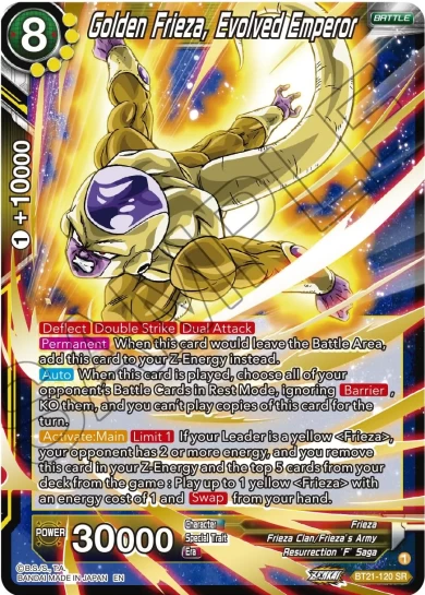 GOLDEN FRIEZA, EVOLVED EMPEROR