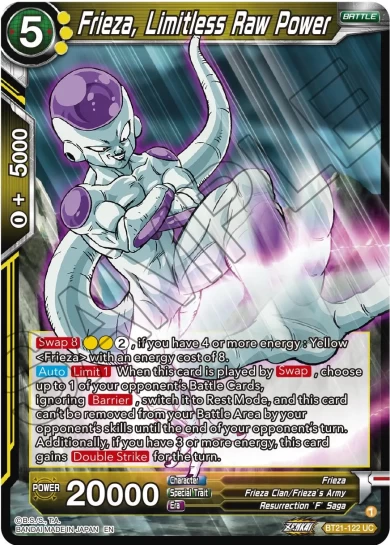 FRIEZA, LIMITLESS RAW POWER