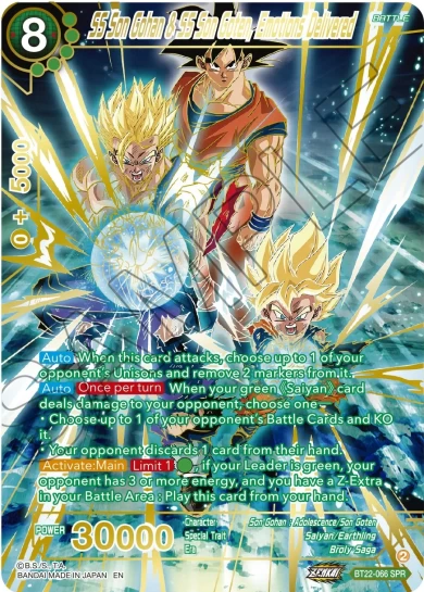 SS SON GOHAN & SS SON GOTEN, EMOTIONS DELIVERED