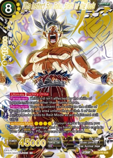 ULTRA INSTINCT SON GOKU, STATE OF THE GODS
