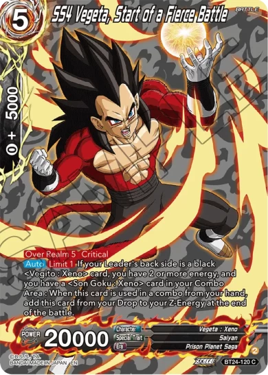 SS4 VEGETA, START OF A FIERCE BATTLE