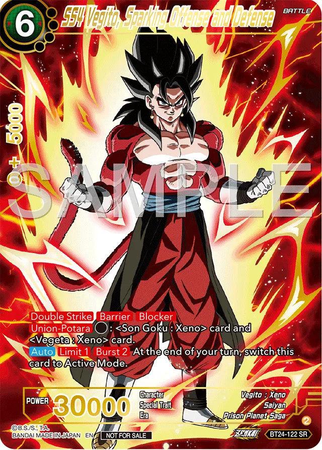 SS4 VEGITO, SPARKING OFFENSE AND DEFENSE