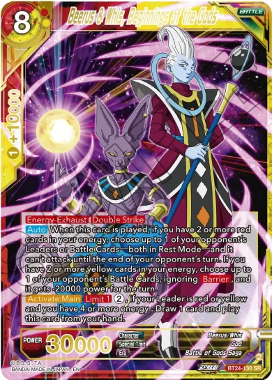 BEERUS & WHIS, BEGINNINGS OF THE GODS