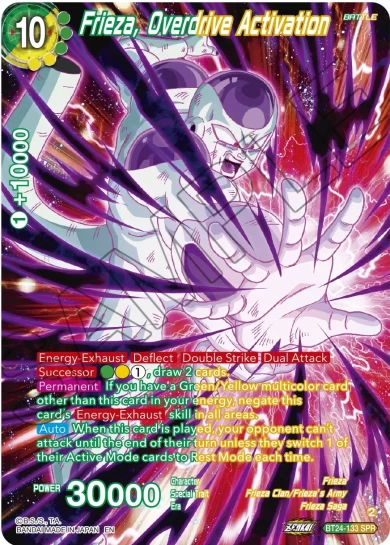 FRIEZA, OVERDRIVE ACTIVATION