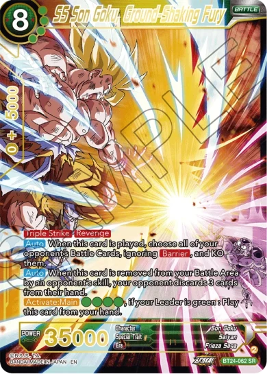 SS SON GOKU, GROUND-SHAKING FURY