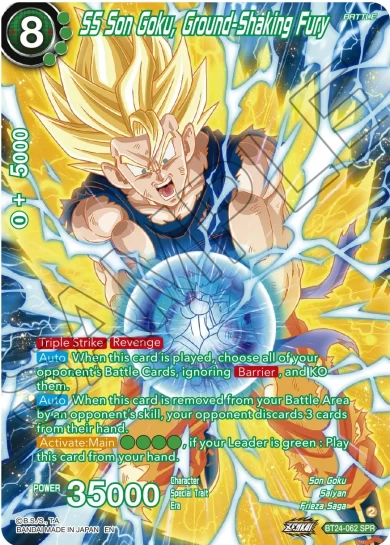 SS SON GOKU, GROUND-SHAKING FURY