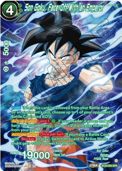 SON GOKU, FACE-OFF WITH AN EMPEROR
