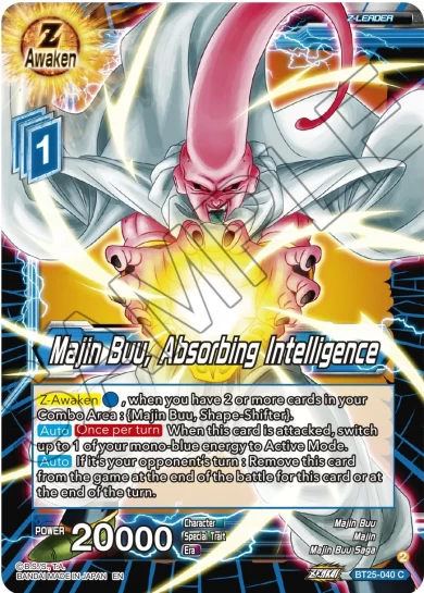 MAJIN BUU, ABSORBING INTELLIGENCE