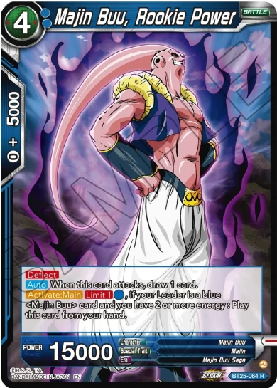 MAJIN BUU, ROOKIE POWER