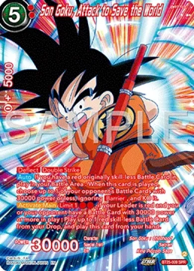 SON GOKU, ATTACK TO SAVE THE WORLD