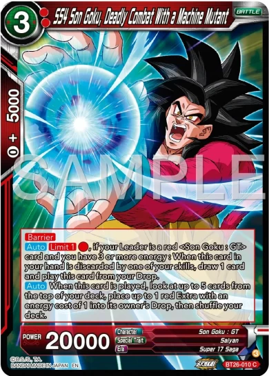 SS4 SON GOKU, DEADLY COMBAT WITH A MACHINE MUTANT