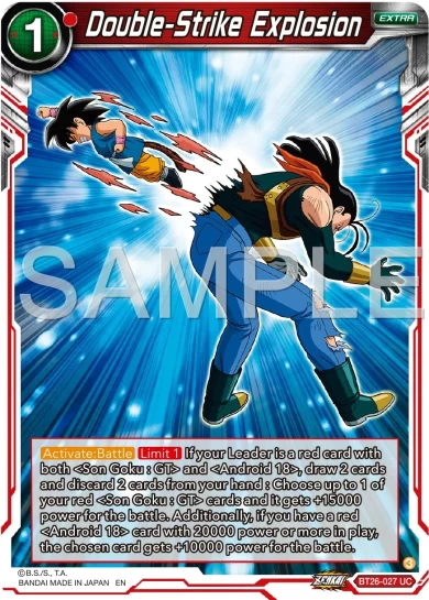 DOUBLE-STRIKE EXPLOSION