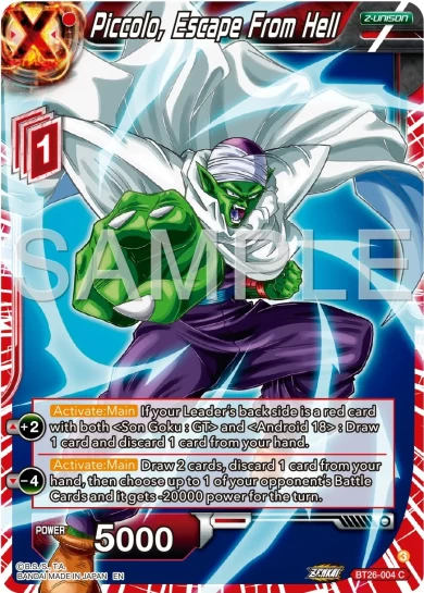 PICCOLO, ESCAPE FROM HELL