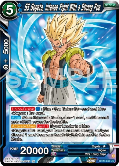 SS GOGETA, INTENSE FIGHT WITH A STRONG FOE