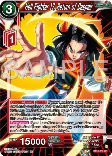 HELL FIGHTER 17, RETURN OF DESPAIR