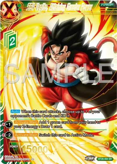 SS4 VEGITO, ATTAINING GREATER POWER