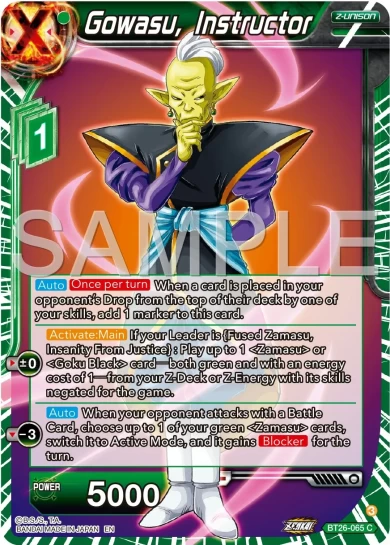 GOWASU, INSTRUCTOR