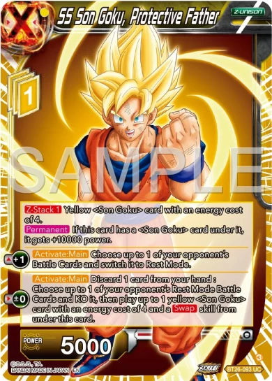 SS SON GOKU, PROTECTIVE FATHER