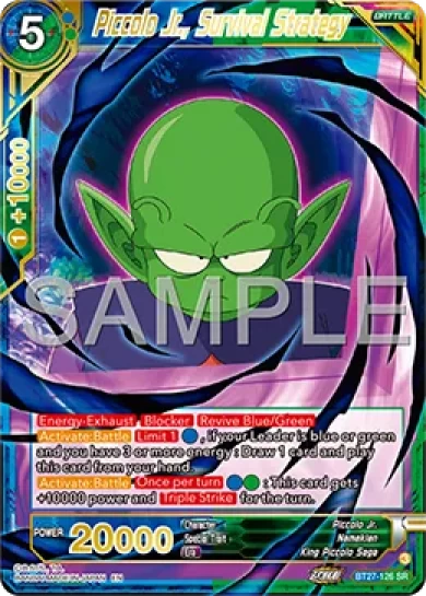 PICCOLO JR., SURVIVAL STRATEGY