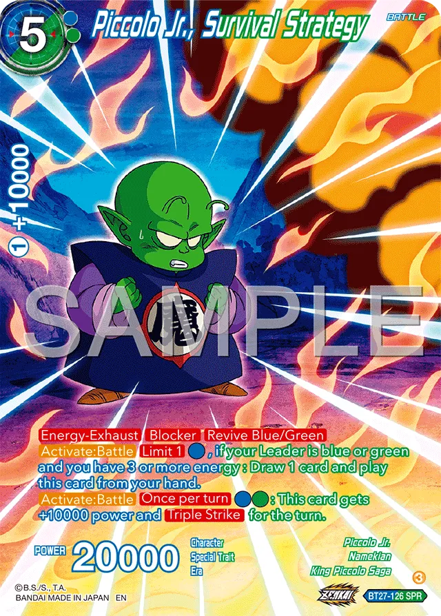 PICCOLO JR., SURVIVAL STRATEGY