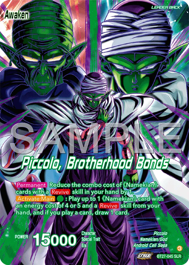 PICCOLO, BROTHERHOOD BONDS