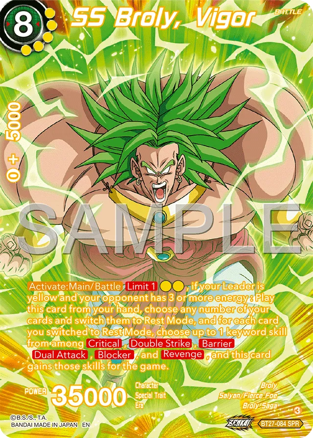 SS BROLY, VIGOR