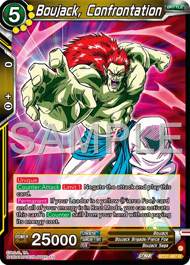 BOUJACK, CONFRONTATION