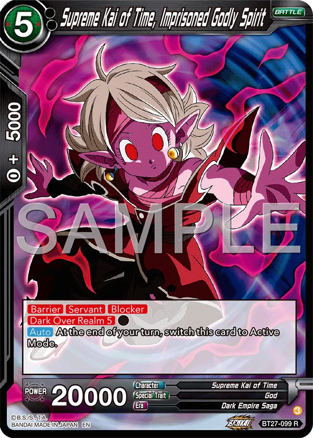 SUPREME KAI OF TIME, IMPRISONED GODLY SPIRIT