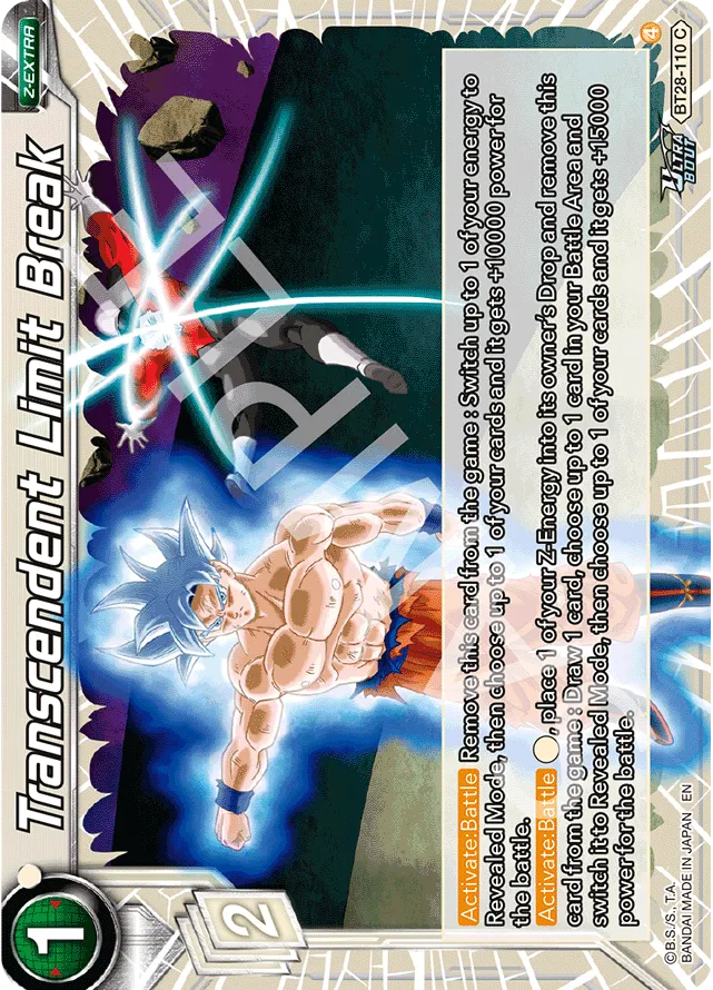 TRANSCENDENT LIMIT BREAK