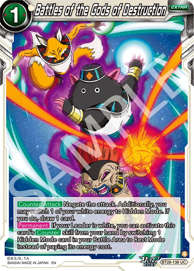 BATTLES OF THE GODS OF DESTRUCTION