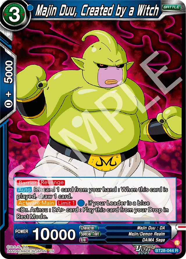 MAJIN DUU, CREATED BY A WITCH